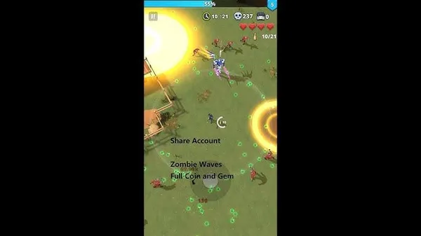 game zombie - Zombie Waves (Anh Hùng Cấm Địa)